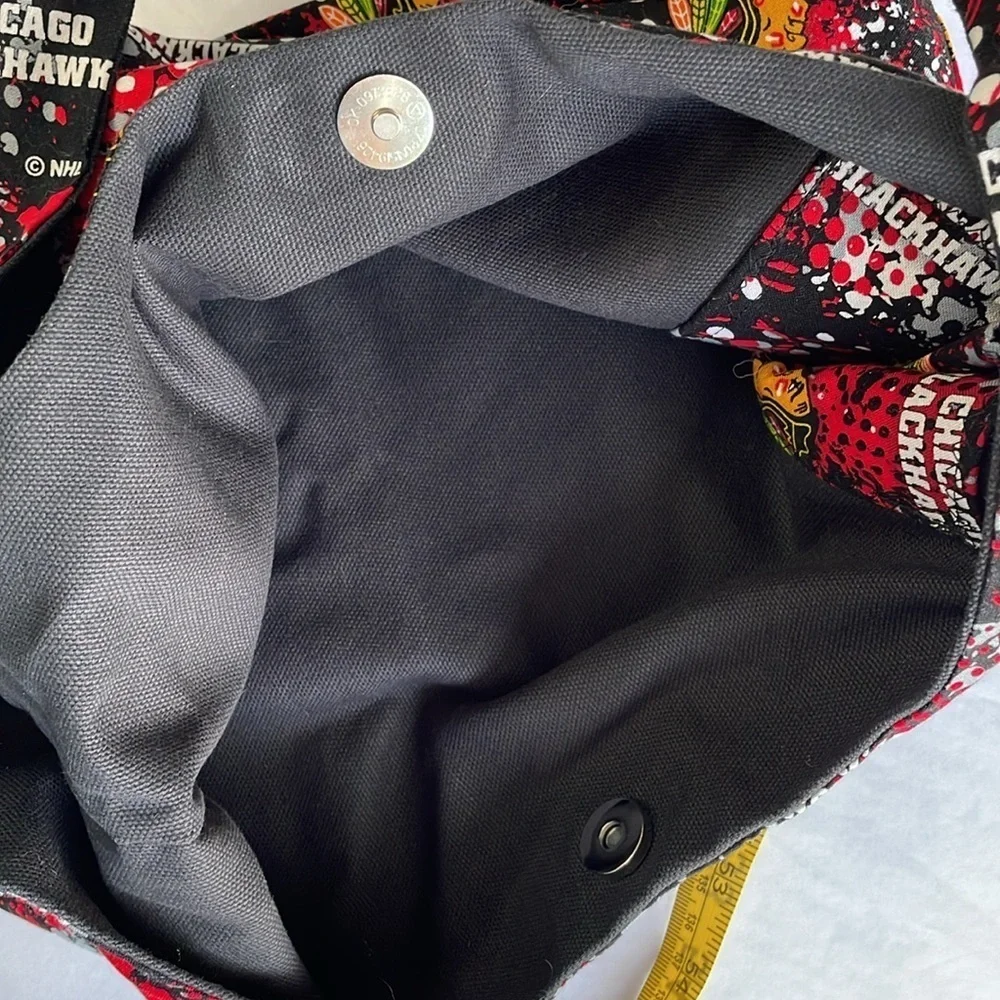 Handcrafted Chicago Blackhawks Purse